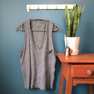 Madewell v-neck tank